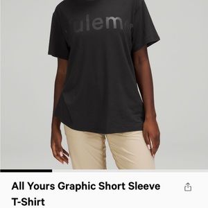 Lululemon All Yours Graphic Short Sleeve T-Shirt